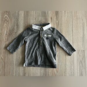 Tartine et Chocolat Baby Grey Polo Shirt - Size 0-3 months
